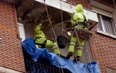 Sistemas de seguridad ante desprendimientos de edificios